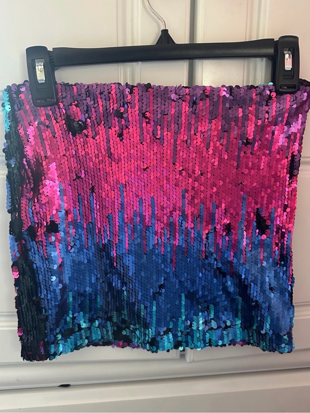 Esley Multicolor Sequin Mini Skirt (Size S)